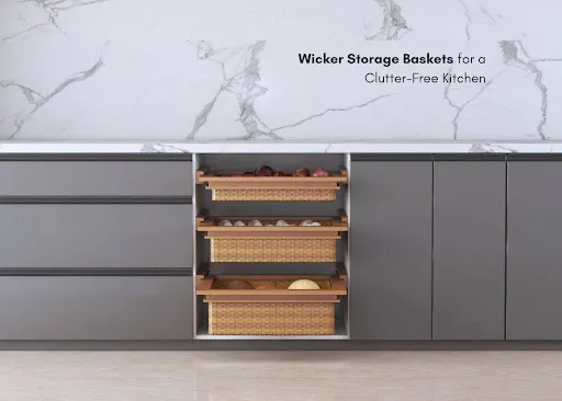 Upgrade Your Kitchen Storage with Wicker Baskets