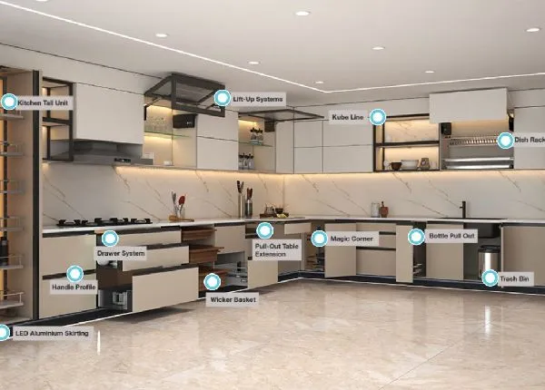 modern small kitchne