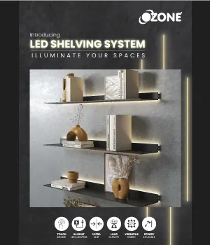 LED Based Slim Shelving System