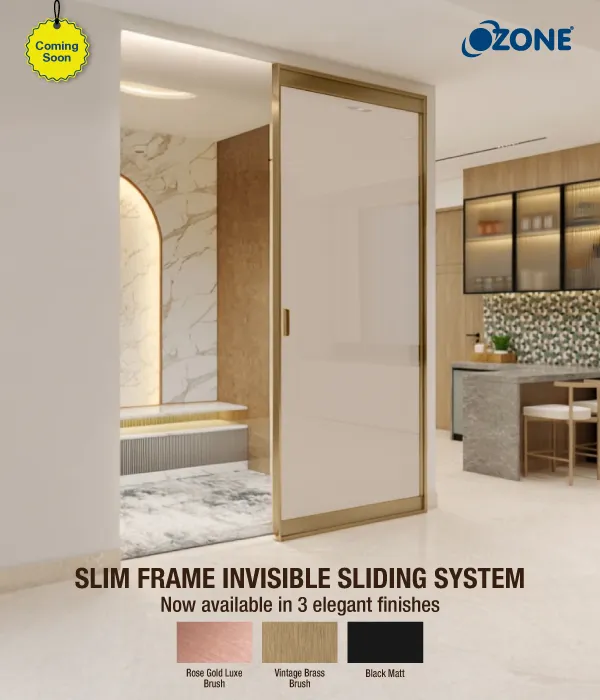 Slim Frame Invisible Sliding System