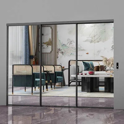 Slim Frame Auto Slid Door System