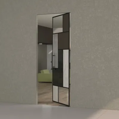 Frame Door with Floor Spring