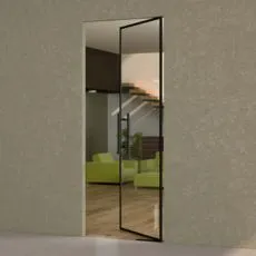 Frame Door with Floor Spring