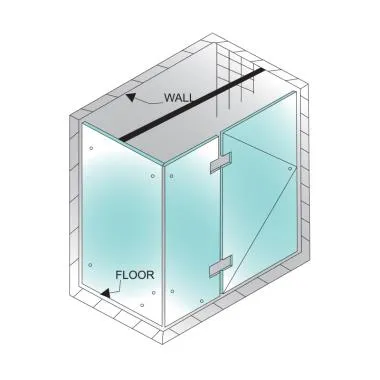 Wall to Glass Stabilizing Bars | Ozone