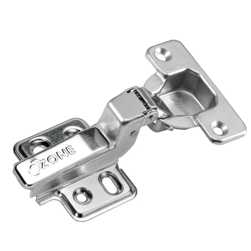 Screw on Auto-Close Concealed Hinge with 4 Holes Mounting Plate