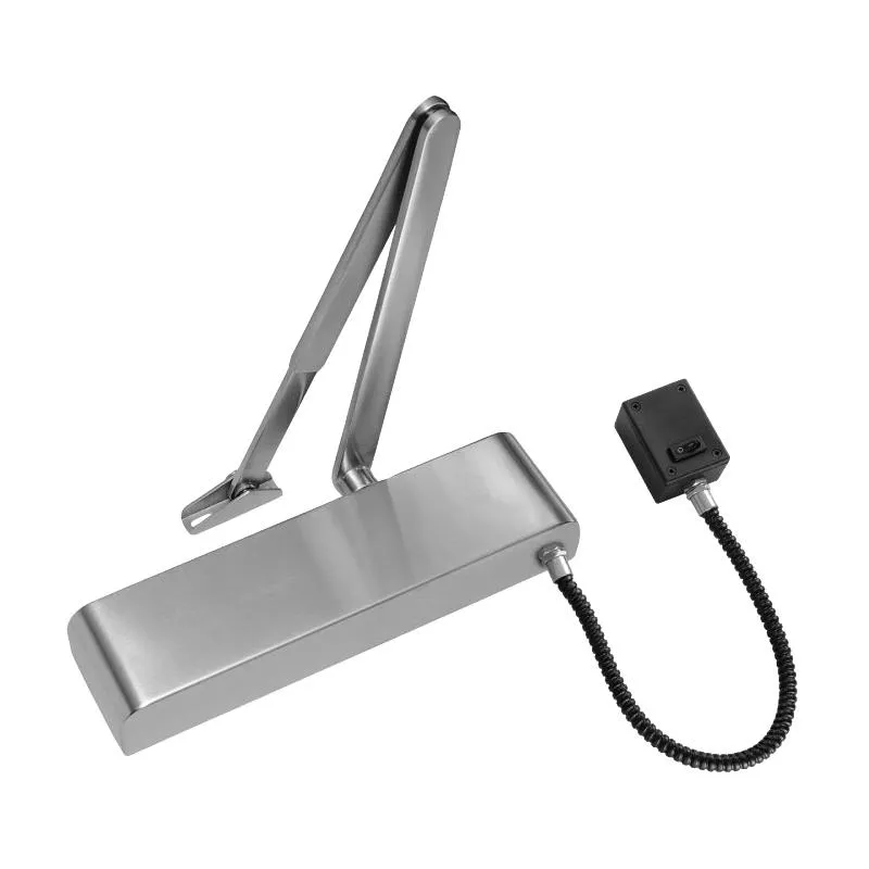 Door Closer with Electromagnetic Hold Open Scissor Arm without Smoke Detector