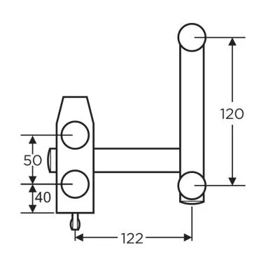 Over Panel Side Panel Connector With Pivot Right , NA , NA | Ozone