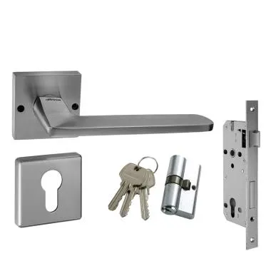 Handle on Rose Mortise Lock Set | Ozone