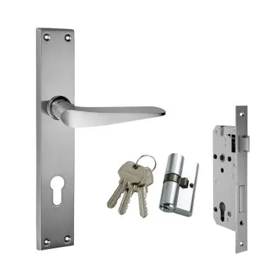 Handle on Rose Mortise Lock Set | Ozone