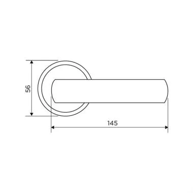 Mortise On Rose Handle Set | Ozone