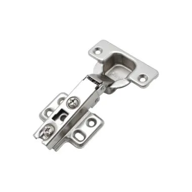 Auto Close Hinge with Smooth Self-Closing Mechanism | Screw-On Mounting Plate with 4 Holes