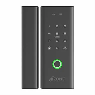 Smart Wi-Fi Lock for Wooden Doors, 4-Way Access, OzoLife App, Fingerprint, Password, RFID Card, 35-65 mm Door Thickness, Free Installation 2 Years Warranty