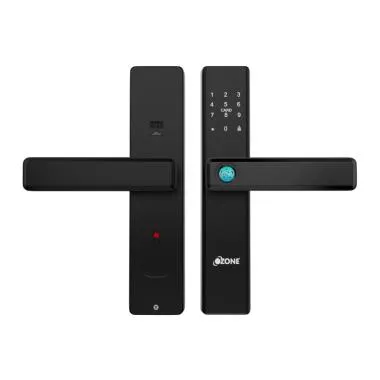 Smart Wi-Fi Internal Lock for Wooden & Metal Doors, 4-Way Access, OzoLife App, Fingerprint, Password, RFID Card, 30-50 mm Door Thickness, Free Installation, 2 Years Warranty (Antique Copper)