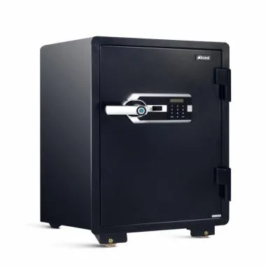67 Litres Fire-resistant Safe Locker for Factories & Warehouses – Fingerprint Lock, 2-in-1 Unlocking (Fingerprint & Password), Size: 765H x 500W x 490D mm, Weight: 108 kg, 2-Year Warranty