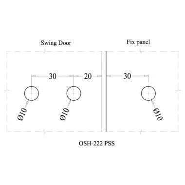 Glass to Glass Hinge | Ozone