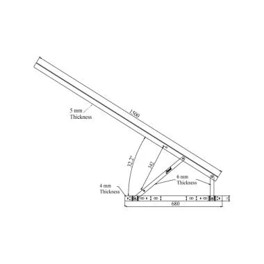Bed Lift-Up System For Maximum Storage with Effortless Lift | Series: Pro | Component: Fram