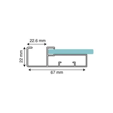 45mm H2 Handle Profile