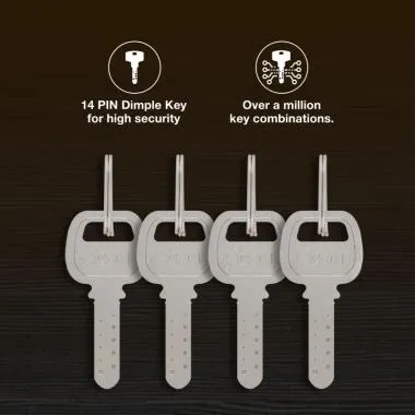 3 Dead Bolt With Key and Knob | Ozone