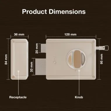 Regular Night Latch With Deadlock | Ozone