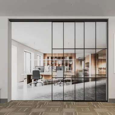 Linea Slim Frame (4507) Telescopic Sliding System (1+2)