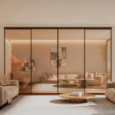 Linea Slim Frame (4507) Synchronised Sliding System (2+2)