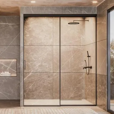 Linea Slim Frame (4507) Sliding Shower System (1+1)