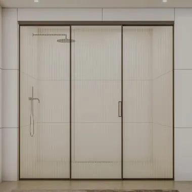 Linea Slim Frame (4507) Sliding Shower System (2+1)