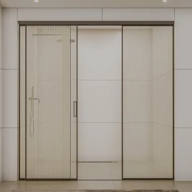 Linea Slim Frame (4507) Sliding Shower System (2+1)