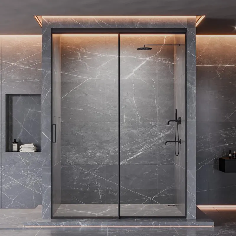 Axis Slim Frame (4507) Sliding Shower System (1+1)