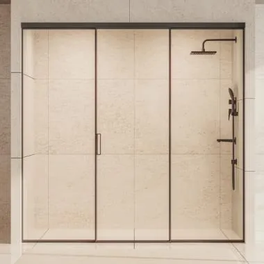 Axis Slim Frame (4507) Sliding Shower System (2+1)