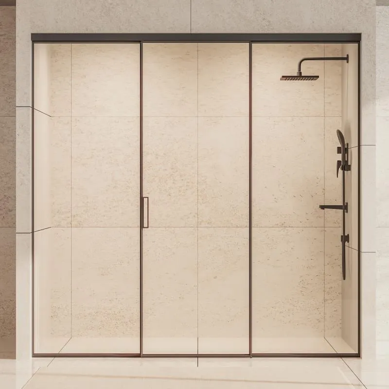 Axis Slim Frame (4507) Sliding Shower System (2+1)