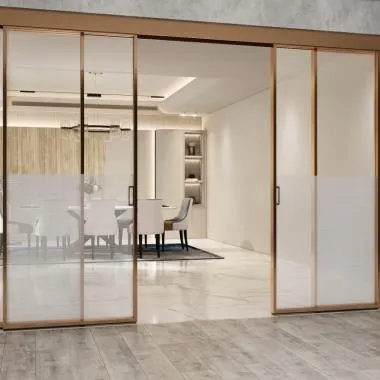 Slim Frame Synchronised Sliding System (2+2)