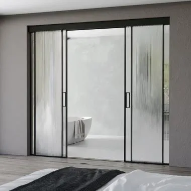 Slim Frame Sliding Shower System (2+2)