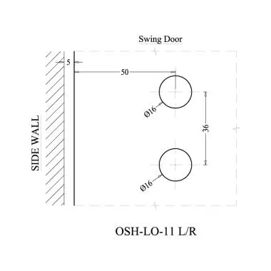 Wall to Glass “Lift Off” Hinge | Ozone