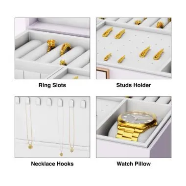 Jewellery Box with Premium Leather & Velvet Lining | Ozone