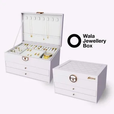 Jewellery Box with Premium Leather & Velvet Lining