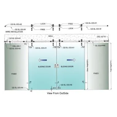 Sliding System Door Stopper | Ozone