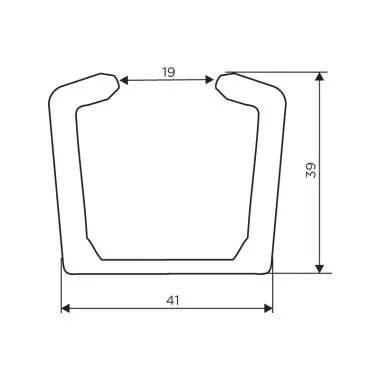 Sliding System Top Track E3 , 2M , SSS | Ozone