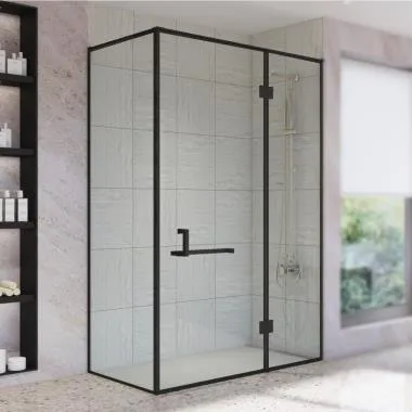 Framed Shower System 90° - GTG - 180° Hinge