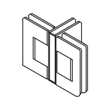 Double Action 3-Way T Shower Hinges | Ozone