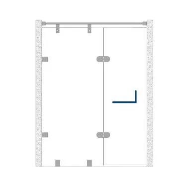 Shower Door Handle With Towel Bar | Ozone