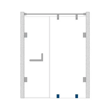 Glass Connector for Wall | Floor Mounting | Ozone