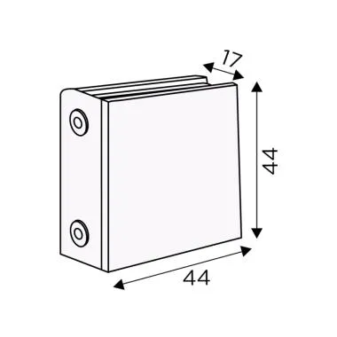 Wall/Floor to Glass Connector | Ozone