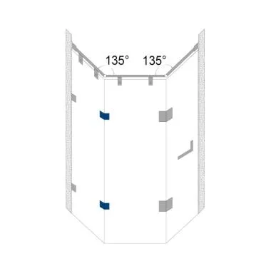 Glass-to-Glass Connector 135° | Ozone
