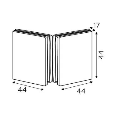 Glass-to-Glass Connector 90° | Ozone