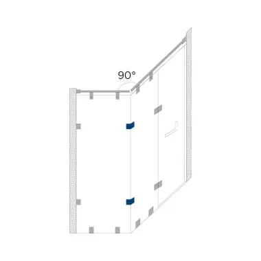 Glass-to-Glass Connector 90° | Ozone