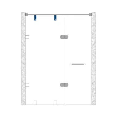 Reinforcing Rod Support from Glass One Side Blind | Ozone