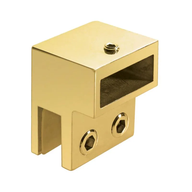 Glass-to-track End Connector Track-to-track 90° Connector