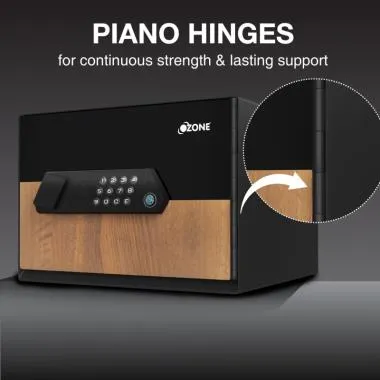 16 Litres Wi-Fi Safe Locker for Home & Office – Fingerprint Lock, 3-in-1 Unlocking | Ozone