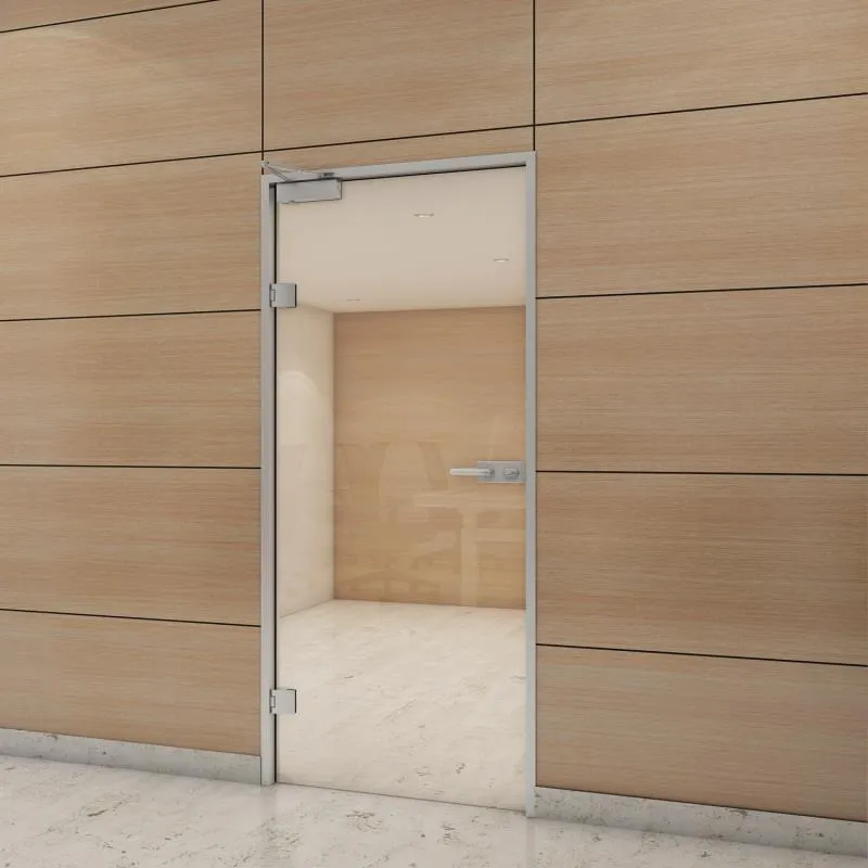 EAZY-33 WALL-TO-GLASS SINGLE SWING DOOR